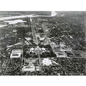 Wee Blue Coo Vintage Aerial Capitol Hill Washington Dc America USA Art Print Poster Wall Decor 12X16 Inch Wee Blue Coo Vintage Aerial Capitol Hill Washington Dc America USA Art Print Poster Wall Decor 12X16 Inch