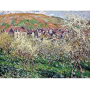 Fine Art Prints Claude Monet Flowering Plum Trees Art Print Canvas Premium Wall Decor Poster Mural Fine Art Prints Claude Monet Flowering Plum Trees Art Print Canvas Premium Wall Decor Poster Mural