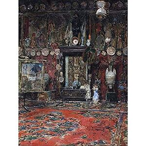 Fine Art Prints Madrazo Mariano Fortuny's Studio Rome Painting Art Print Canvas Premium Wall Decor Poster Mural Fine Art Prints Madrazo Mariano Fortuny's Studio Rome Painting Art Print Canvas Premium Wall Decor Poster Mural