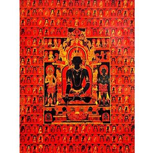 Wee Blue Coo Painting Portrait Buddha Tibetan Thangka Art Print Poster Wall Decor 12X16 Inch Wee Blue Coo Painting Portrait Buddha Tibetan Thangka Art Print Poster Wall Decor 12X16 Inch