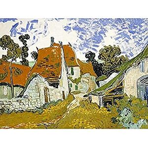 Fine Art Prints Vincent Van Gogh Street In Auvers Sur Oise, ungerahmt Wandkunstdruck, Poster, Heimdekoration, Premium Fine Art Prints Vincent Van Gogh Street In Auvers Sur Oise, ungerahmt Wandkunstdruck, Poster, Heimdekoration, Premium