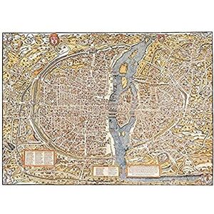 Fine Art Prints Landkarte Hoyau Truschet 1550 Paris Stadt Frankreich 1980 Nachbildung, ungerahmt Fine Art Prints Landkarte Hoyau Truschet 1550 Paris Stadt Frankreich 1980 Nachbildung, ungerahmt