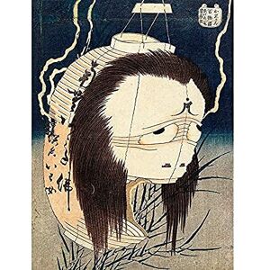 Fine Art Prints Ghost of Oiwa c1831-1832 Art Print Canvas Premium Wall Decor Poster Mural Fine Art Prints Ghost of Oiwa c1831-1832 Art Print Canvas Premium Wall Decor Poster Mural