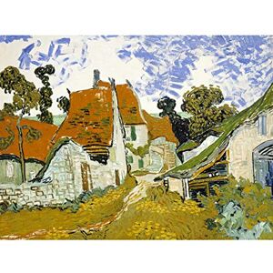 Fine Art Prints Vincent Van Gogh Street In Auvers Sur Oise Large Wall Art Print Canvas Premium Poster Mural Fine Art Prints Vincent Van Gogh Street In Auvers Sur Oise Large Wall Art Print Canvas Premium Poster Mural