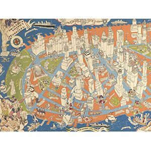 Fine Art Prints Zaidenberg 1938 Pictorial Map Manhattan History Art Print Canvas Premium Wall Decor Poster Mural Fine Art Prints Zaidenberg 1938 Pictorial Map Manhattan History Art Print Canvas Premium Wall Decor Poster Mural