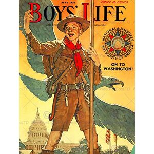 Wee Blue Coo COMICS BOYS LIFE BOY SCOUT EAGLE WHITE HOUSE JAMBOREE USA POSTERPRINT ABB6394B Wee Blue Coo COMICS BOYS LIFE BOY SCOUT EAGLE WHITE HOUSE JAMBOREE USA POSTERPRINT ABB6394B