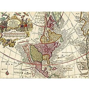 Fine Art Prints Seutter 18th Century Pictorial Map North America Unframed Wall Art Print Poster Home Decor Premium Fine Art Prints Seutter 18th Century Pictorial Map North America Unframed Wall Art Print Poster Home Decor Premium