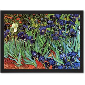 Artery8 - Vincent Van Gogh Irises Artwork - Framed Artery8 - Vincent Van Gogh Irises Artwork - Framed
