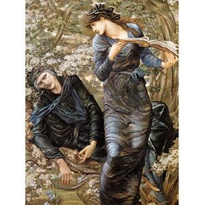 Artery8 Jones Beguiling Merlin Lady Lake Arthur Painting Unframed Wall Art Print Poster Home Decor Premium Artery8 Jones Beguiling Merlin Lady Lake Arthur Painting Unframed Wall Art Print Poster Home Decor Premium