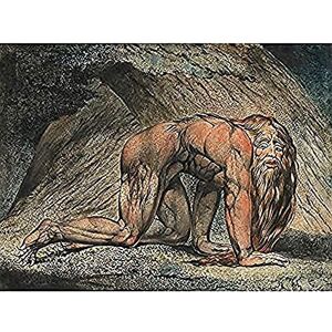 Fine Art Prints William Blake Nebuchadnezzar Kunstdruck auf Leinwand, Premium-Wanddekoration, Poster Fine Art Prints William Blake Nebuchadnezzar Kunstdruck auf Leinwand, Premium-Wanddekoration, Poster