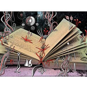 Artery8 Abstract Fantasy World Book Doodle Painting Premium Wall Art Canvas Print 18X24 Inch Artery8 Abstract Fantasy World Book Doodle Painting Premium Wall Art Canvas Print 18X24 Inch