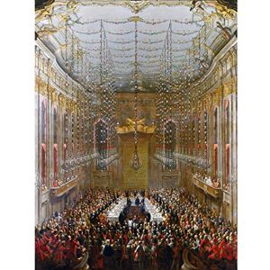 Fine Art Prints Van Meytens Wandbild, Motiv "Das Hochzeitsmahl", großes Poster Fine Art Prints Van Meytens Wandbild, Motiv "Das Hochzeitsmahl", großes Poster