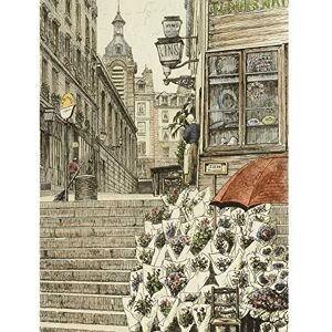 Artery8 Martial Road Paris Eglise Bonne-Nouvelle 1877 Illustration Extra Large XL Wall Art Poster Print Artery8 Martial Road Paris Eglise Bonne-Nouvelle 1877 Illustration Extra Large XL Wall Art Poster Print