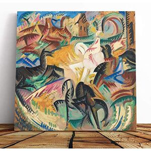 Big Box Art Alice Bailly Horses Canvas Print Gallery Wrapped 30mm Frame Wall Art 20x20 inches Ready to Hang Contemporary Animals Picture Living Room Bedroom Lounge Office Big Box Art Alice Bailly Horses Canvas Print Gallery Wrapped 30mm Frame Wall Art 20x20 inches Ready to Hang Contemporary Animals Picture Living Room Bedroom Lounge Office