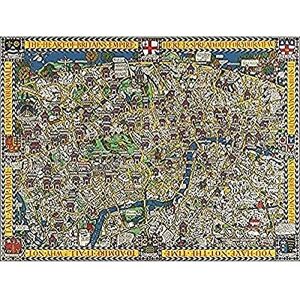 Fine Art Prints Gill 1914 Pictorial Map London Wonderground Art Print Canvas Premium Wall Decor Poster Mural Fine Art Prints Gill 1914 Pictorial Map London Wonderground Art Print Canvas Premium Wall Decor Poster Mural