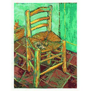 DMC "The National Gallery Van Gough's Chair Cross Stitch Kit, Multi-Colour DMC "The National Gallery Van Gough's Chair Cross Stitch Kit, Multi-Colour