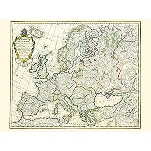 Fine Art Prints Jean Claude Dezauche Map Of Europe Art Print Canvas Premium Wall Decor Poster Mural Fine Art Prints Jean Claude Dezauche Map Of Europe Art Print Canvas Premium Wall Decor Poster Mural