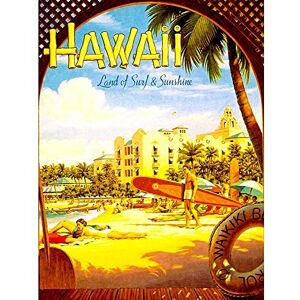 Wee Blue Coo Travel Tourism Hawaii Surf Beach Sunshine Waikiki Hotel Resort Pacific USA Art Print Poster Decor 12X16 Inch Wee Blue Coo Travel Tourism Hawaii Surf Beach Sunshine Waikiki Hotel Resort Pacific USA Art Print Poster Decor 12X16 Inch