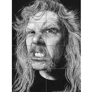 Artery8 James Hetfield Heavy Metal Wayne Maguire XL Giant Panel Poster (8 Sections) Artery8 James Hetfield Heavy Metal Wayne Maguire XL Giant Panel Poster (8 Sections)