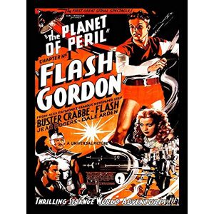 Wee Blue Coo Movie Film Flash Gordon Planet Of Peril Crabbe Sci Fi Serial USA Art Print Poster Wall Decor 12X16 Inch Wee Blue Coo Movie Film Flash Gordon Planet Of Peril Crabbe Sci Fi Serial USA Art Print Poster Wall Decor 12X16 Inch