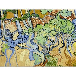 Fine Art Prints Van Gogh Tree Roots Painting Premium Wall Art Canvas Print 18X24 Inch Fine Art Prints Van Gogh Tree Roots Painting Premium Wall Art Canvas Print 18X24 Inch