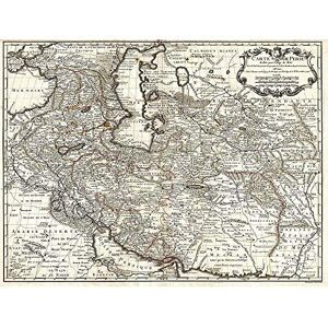 Wee Blue Coo Map Antique Middle East Iran Persia De L'Isle Art Print Poster Wall Decor 12X16 Inch Wee Blue Coo Map Antique Middle East Iran Persia De L'Isle Art Print Poster Wall Decor 12X16 Inch