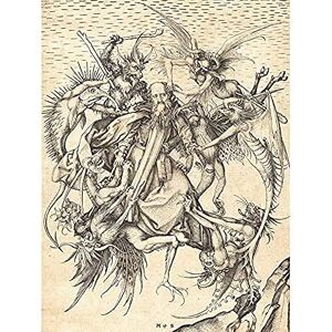 Fine Art Prints Schongauer Temptation Saint Anthony Engraving Art Print Canvas Premium Wall Decor Poster Mural Fine Art Prints Schongauer Temptation Saint Anthony Engraving Art Print Canvas Premium Wall Decor Poster Mural