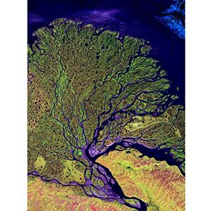 Fine Art Prints Landsat Satellite Lena River Delta Foto ungerahmt Wand Kunstdruck Poster Home Decor Premium Fine Art Prints Landsat Satellite Lena River Delta Foto ungerahmt Wand Kunstdruck Poster Home Decor Premium