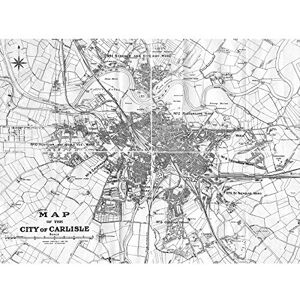 Artery8 Map 1931 Carlisle City England Plan Chart Extra Large XL Wall Art Poster Print Artery8 Map 1931 Carlisle City England Plan Chart Extra Large XL Wall Art Poster Print