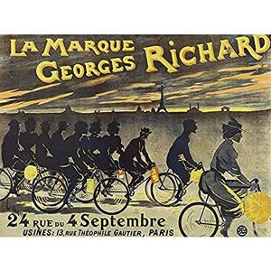 Fine Art Prints Buret Georges Richard Bicycles Paris Vintage Advert Art Print Canvas Premium Wall Decor Poster Mural Fine Art Prints Buret Georges Richard Bicycles Paris Vintage Advert Art Print Canvas Premium Wall Decor Poster Mural