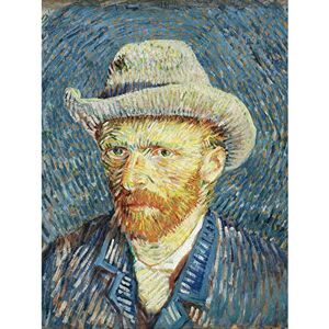 Fine Art Prints Vincent Van Gogh Self Portrait With Grey Felt Hat Large Wall Art Print Canvas Premium Poster Mural Fine Art Prints Vincent Van Gogh Self Portrait With Grey Felt Hat Large Wall Art Print Canvas Premium Poster Mural