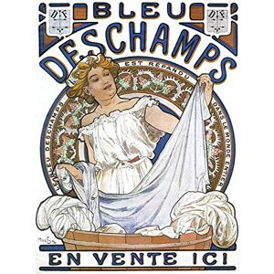 Wee Blue Coo Advertisement Art Nouveau Mucha Bleu Deschamps Art Large Art Print Poster Wall Decor 18x24 inch Wee Blue Coo Advertisement Art Nouveau Mucha Bleu Deschamps Art Large Art Print Poster Wall Decor 18x24 inch