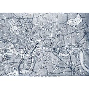 Artery8 Map Routledge 1875 London City England Plan Chart Large Wall Art Poster Print Thick Paper 18X24 Inch Artery8 Map Routledge 1875 London City England Plan Chart Large Wall Art Poster Print Thick Paper 18X24 Inch