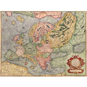 Wee Blue Coo MAP ANTIQUE EUROPE EUROPA MERCATOR GEOGRAPHY 30X40 CMS FINE ART PRINT ART POSTER BB8172 Wee Blue Coo MAP ANTIQUE EUROPE EUROPA MERCATOR GEOGRAPHY 30X40 CMS FINE ART PRINT ART POSTER BB8172