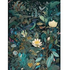 Artery8 Audubon Style Birds in Blooming Wildflower Field Extra Large XL Wall Art Poster Print Artery8 Audubon Style Birds in Blooming Wildflower Field Extra Large XL Wall Art Poster Print