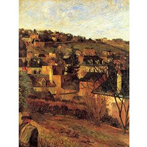 Wee Blue Coo Paul Gauguin Blue Roots At Rouen Old Master Painting Art Print Poster Wall Decor 12X16 Inch Wee Blue Coo Paul Gauguin Blue Roots At Rouen Old Master Painting Art Print Poster Wall Decor 12X16 Inch