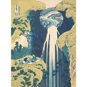 Artery8 Hokusai Amida Falls Kisokaido Road Japanese Waterfall Painting Unframed Wall Art Print Poster Home Decor Premium Artery8 Hokusai Amida Falls Kisokaido Road Japanese Waterfall Painting Unframed Wall Art Print Poster Home Decor Premium