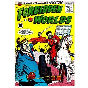 Wee Blue Coo Super Hero Acg Book Forbidden Worlds Comic Picture Wall Art Print Wee Blue Coo Super Hero Acg Book Forbidden Worlds Comic Picture Wall Art Print