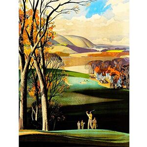 Wee Blue Coo Painting Landscape Sport Golf Course Drive Green Clubhouse UK Art Print Poster Wall Decor 12X16 Inch Wee Blue Coo Painting Landscape Sport Golf Course Drive Green Clubhouse UK Art Print Poster Wall Decor 12X16 Inch