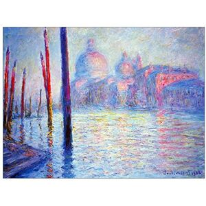 ArtPlaza Monet Claude-Canal Grand Decorative Panel, Wood, Multi-Colour, 80 x 1.8 x 60 cm ArtPlaza Monet Claude-Canal Grand Decorative Panel, Wood, Multi-Colour, 80 x 1.8 x 60 cm