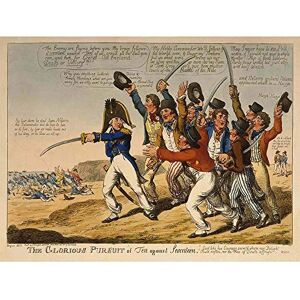 Wee Blue Coo Painting Drawing Satire Nelson Napoleonic War UK Art Print Poster Wall Decor 12X16 Inch Wee Blue Coo Painting Drawing Satire Nelson Napoleonic War UK Art Print Poster Wall Decor 12X16 Inch
