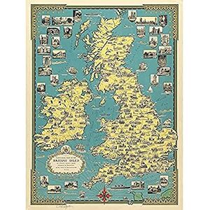 Fine Art Prints Chase 1939 Pictorial Map British Isles Buildings Art Print Canvas Premium Wall Decor Poster Mural Fine Art Prints Chase 1939 Pictorial Map British Isles Buildings Art Print Canvas Premium Wall Decor Poster Mural
