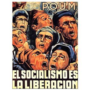 Wee Blue Coo War Spanish Civil Poum Marxist Liberty Spain Vintage Art Print Poster Wall Decor 12X16 Inch Wee Blue Coo War Spanish Civil Poum Marxist Liberty Spain Vintage Art Print Poster Wall Decor 12X16 Inch