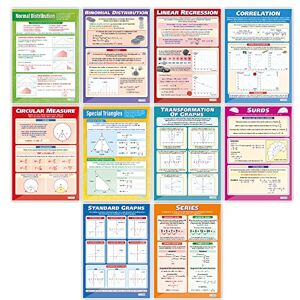 Daydream Education Maths A-Level Posters Set of 10 Gloss Paper 594 mm x 850 mm (A1) Mathematics Classroom Charts Daydream Education Maths A-Level Posters Set of 10 Gloss Paper 594 mm x 850 mm (A1) Mathematics Classroom Charts