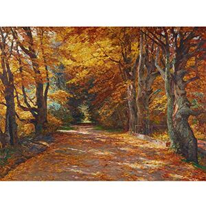 Artery8 Florian Praterallee Autumn Vienna Trees Painting Large Wall Art Poster Print Thick Paper 18X24 Inch Artery8 Florian Praterallee Autumn Vienna Trees Painting Large Wall Art Poster Print Thick Paper 18X24 Inch
