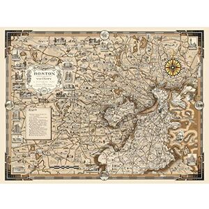 Artery8 1938 Ernest Dudley Chase Map Boston Massachusetts Large Wall Art Poster Print Thick Paper 18X24 Inch Artery8 1938 Ernest Dudley Chase Map Boston Massachusetts Large Wall Art Poster Print Thick Paper 18X24 Inch