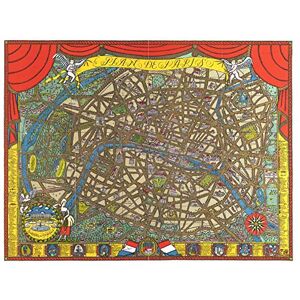 Fine Art Prints Karasz 1927 Pictorial Map Paris City Highlights Large Wall Art Poster Print Thick Paper 18X24 Inch Fine Art Prints Karasz 1927 Pictorial Map Paris City Highlights Large Wall Art Poster Print Thick Paper 18X24 Inch