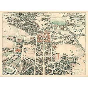 Artery8 Map Farmer 1934 Stanford University Birds Eye Art Print Canvas Premium Wall Decor Poster Mural Artery8 Map Farmer 1934 Stanford University Birds Eye Art Print Canvas Premium Wall Decor Poster Mural