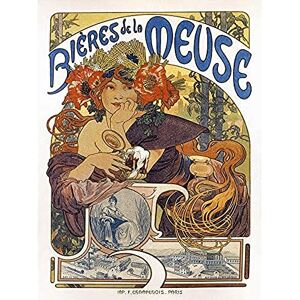 Wee Blue Coo Beer Of The Meuse Paris France Vintage Unframed Art Print Poster Wall Decor 12X16 Inch Wee Blue Coo Beer Of The Meuse Paris France Vintage Unframed Art Print Poster Wall Decor 12X16 Inch