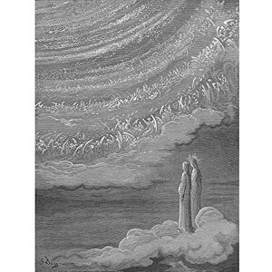 Wee Blue Coo Painting Book Divine Comedy Dante Dore Ninth Heaven Art Print Poster Wall Decor 12X16 Inch Wee Blue Coo Painting Book Divine Comedy Dante Dore Ninth Heaven Art Print Poster Wall Decor 12X16 Inch